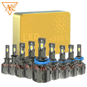 Ake ไฟหน้ารถ LED สว่างมากสำหรับ H11 240W มีโลโก้เลเซอร์แบบสองอัน H4 24000lm 9005 9006 - Product Image 1