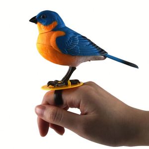 Vente chaude transfrontalière : Oiseau simulé à commande vocale, oiseau unique à clipser sur bracelet de montre, jouet oiseau électrique, jouet de farce fantaisie - Product Image 1