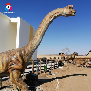 Modelo <span class=keywords><strong>de</strong></span> Braquiosaurio Gigante <span class=keywords><strong>de</strong></span> Tamaño Real - Par <span class=keywords><strong>de</strong></span> Dinosaurios Animatrónicos con Forma <span class=keywords><strong>de</strong></span> Corazón para Zoológicos al Aire Libre y Paisajes Jurásicos - Product Image 4