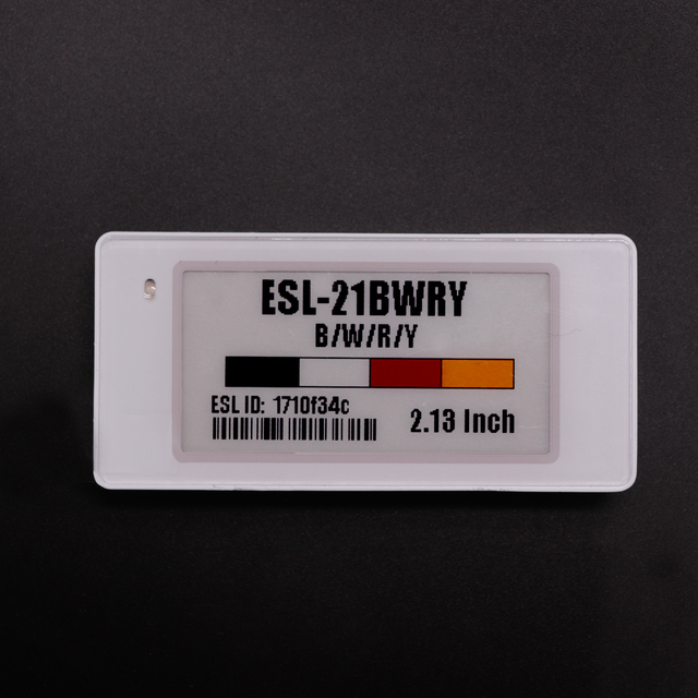 Colourful-Tech 2.13Inch Electronic Shelf Label Multi-Size E-Ink Smart Price Label Batch Update for Chain Store & Warehouse