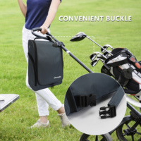 Sac à chaussures de golf en nylon respirant, fermeture éclair étanche, grande capacité, porte-chaussures de sport, pochette portable pour bottes de golf, accessoires de golf
