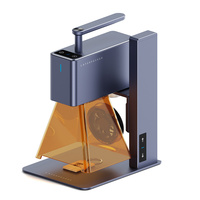 Machine de gravure laser à diode bleue portable LP2 5W pour la gravure/découpe du bois, de l'acrylique et de la pierre, zone de travail 100x100mm