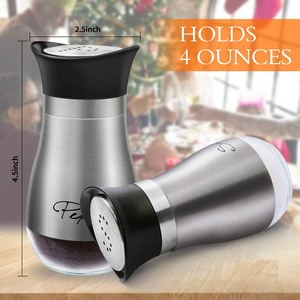 Cucina in acciaio inossidabile barattolo di spezie cucina porcellana Set <span class=keywords><strong>sale</strong></span> e pepe - Product Image 4