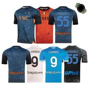 Kaos Halloween Napoli 25/26 Baru Versi Penggemar Maradona Osimhen Maglia Sepak Bola KVARATSKAELIA Jersey Sepak Bola - Product Image 1
