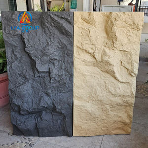 Conception moderne légère Panneau en pierre de polyuréthane artificiel Panneau mural en fausse pierre PU pour application à l'intérieur - Product Image 3