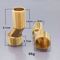 Raccords de robinet de salle de bain en laiton à haute durabilité Buse de robinet excentrique pour des performances haut de gamme