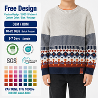 Sweat-shirts d'hiver pour enfants OEM, logo personnalisé, vêtements à manches longues pour enfants, vente en gros de chemises de sport rayées pour enfants