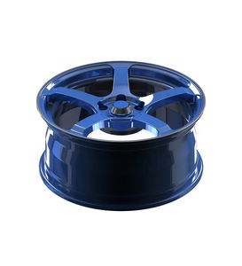 2022ที่น่าตื่นตาตื่นใจ <span class=keywords><strong>TE37</strong></span>สไตล์แข่งสีฟ้า17 18 19นิ้ว5X114.3สำหรับญี่ปุ่นรถอลูมิเนียมปลอมแปลงล้อขอบแบรนด์ - Product Image 2