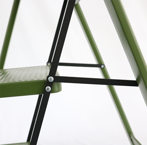 <span class=keywords><strong>Escabeau</strong></span> compact pliable à 3 marches pour la maison, échelle pliante légère et robuste avec certificat EN131 - Product Image 2