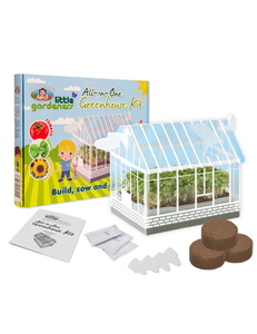 Ensemble de mini serre personnalisé pour enfants Kit de jardinage transparent avec irrigation goutte à goutte pour la culture de plantes à la maison - Product Image 1