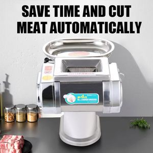 Machine à découper semi-automatique pour la maison, les restaurants, la préparation de plats, la découpe de poitrines de poulet, de viande et de poisson, la préparation de bandes et de copeaux - Product Image 3
