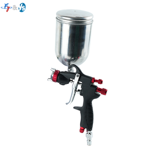 Miglior pistola a spruzzo ad aria, alimentazione a gravità pistola a spruzzo con 1.0/1.3/1.5/1.8mm ugelli e regolatore aria per la casa di verniciatura, <span class=keywords><strong>auto</strong></span>, mobili - Product Image 6