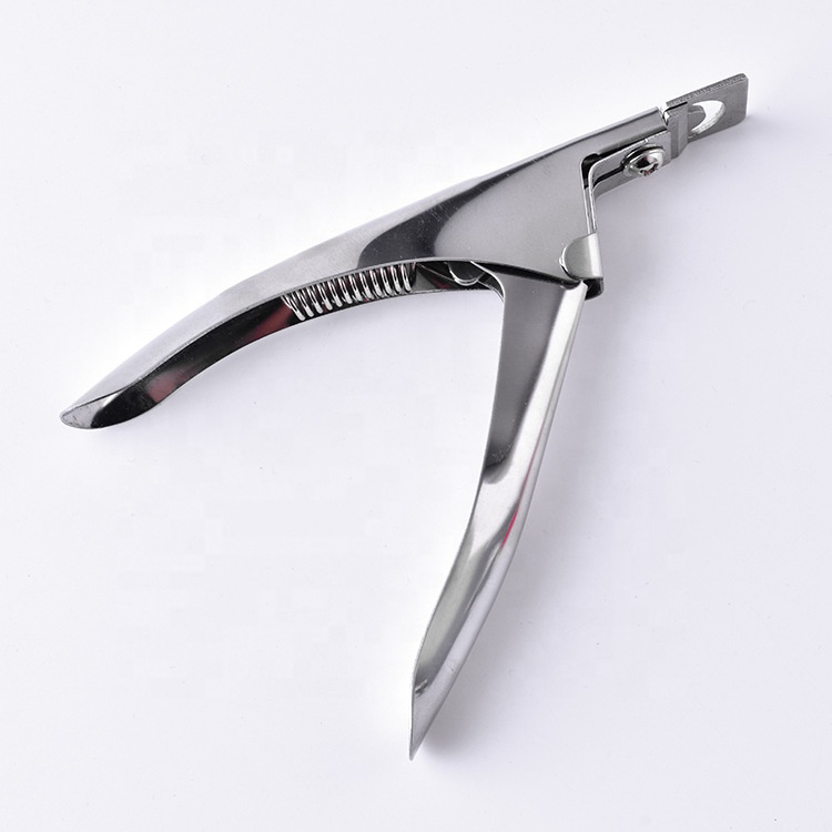 Iksbeauty U-образные французские ножницы для ногтей, резак для ногтей, изогнутые ногти