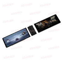 Android 12,3 pulgadas pantalla Dual 2,5 K HD REPRODUCTOR DE DVD estéreo para coche para Toyota Hilux 2018-2020 con Qualcomm CPU Carplay multifuncional