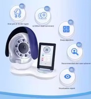 Analyseur de peau Magic Mirror pour analyse complète du visage, technologie à cinq spectres, dix paramètres de détection, écran tactile, seize langues