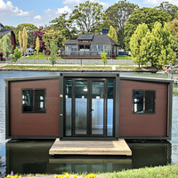 Maisons conteneurs préfabriquées de luxe portables et extensibles en Chine, bâtiments personnalisés, maisons mobiles, appartements, hôtels, villas en panneaux sandwich