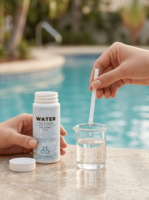 Papel de Prueba de Cloro Libre en Agua Vista OEM ODM, 0-20mg/L, Detección Rápida de Cloro de Alta Calidad