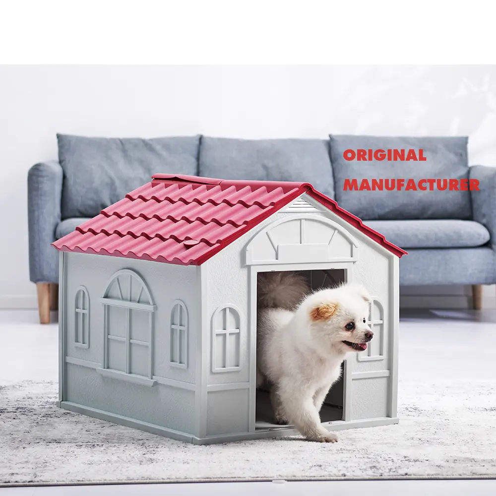 Xdpc Luxe Plastic Huisdier Huis Kennel Voor Grote Hond