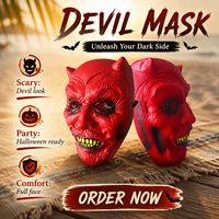 Masque de fête réaliste en PVC écologique et imperméable pour adultes, idéal pour le Jour des Morts et les remises de diplômes, parfait pour le cosplay d'Halloween