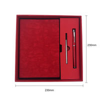 Nouvel ensemble cadeau de papeterie pour étudiants : Carnet en cuir A5, journal intime, stylo, coffret cadeau boutique personnalisable de qualité supérieure