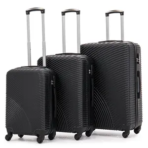 Factory Direct Sell Closeout Hardshell Travel Bag Light Weight Suitcase Carry On Stock ABS 3PCS Trolley Luggage Set