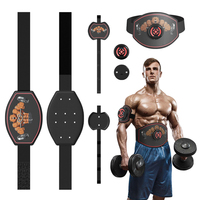 Stimulateur Musculaire Abdominal Électrique EMS, Entraînement Ventral TENS, Fitness EMS Brûleur de Graisse, Ceinture Minceur ABS pour Taille, Ventre et Bras