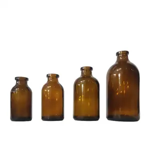 Flybird Pharmaceutical Amber Bottle Glass With Tin Lids