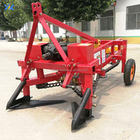 Récolteuse d'arachides tractée par tracteur, machine à creuser les arachides, équipement de levage d'arachides à faible dommage pour la ferme