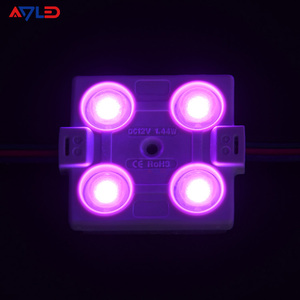 โมดูลไฟ LED RGB DC12V IP67 สำหรับภายนอกอาคาร 4 เลนส์ SMD5050 พร้อมตัวควบคุม 160 ° มุมลำแสง 1.44W สี RGB สำหรับป้ายไฟพิกเซล - Product Image 5