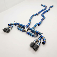 Système d'échappement Catback à soupapes OEM pour Porsche Cayenne 4.8T, échappement en alliage de titane de course, tuyau d'échappement Catback