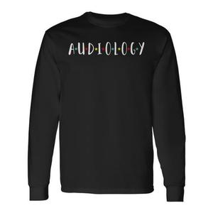 Maglietta a maniche lunghe per audiologi, abbigliamento professionale per specialisti in apparecchi acustici, uso sanitario - Product Image 1