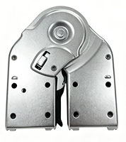 Charnière de tête de marchepied en fer pour échelle, accessoires d'escalier, petite charnière polyvalente pour échelle, joint d'échelle pliable, composant d'échelle