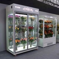 Vitrine réfrigérée pour fleurs, distributeur automatique de fleurs, réfrigérateur pour fleurs, refroidisseur de fleurs