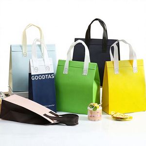 Sac d'emballage isotherme personnalisé jetable en non-tissé laminé aluminium avec poignée pour barbecue - Product Image 2