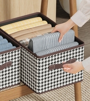 Boîtes de rangement pliables pour vêtements en gros de grande capacité Organisateur de rangement en tissu avec poignée renforcée
