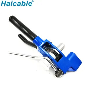 Thép Không Gỉ Đúc Dây Đeo Cáp Tie Fasten Công Cụ HS-002 Căng Thẳng Tự Động Và Cắt Zip Ties Gun