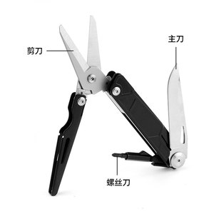 OEM desteklenen paslanmaz çelik katlanır çok amaçlı bıçak cep boyutu emniyet kilidi aracı kamp açık maceraları için tırtıklı çene - Product Image 2