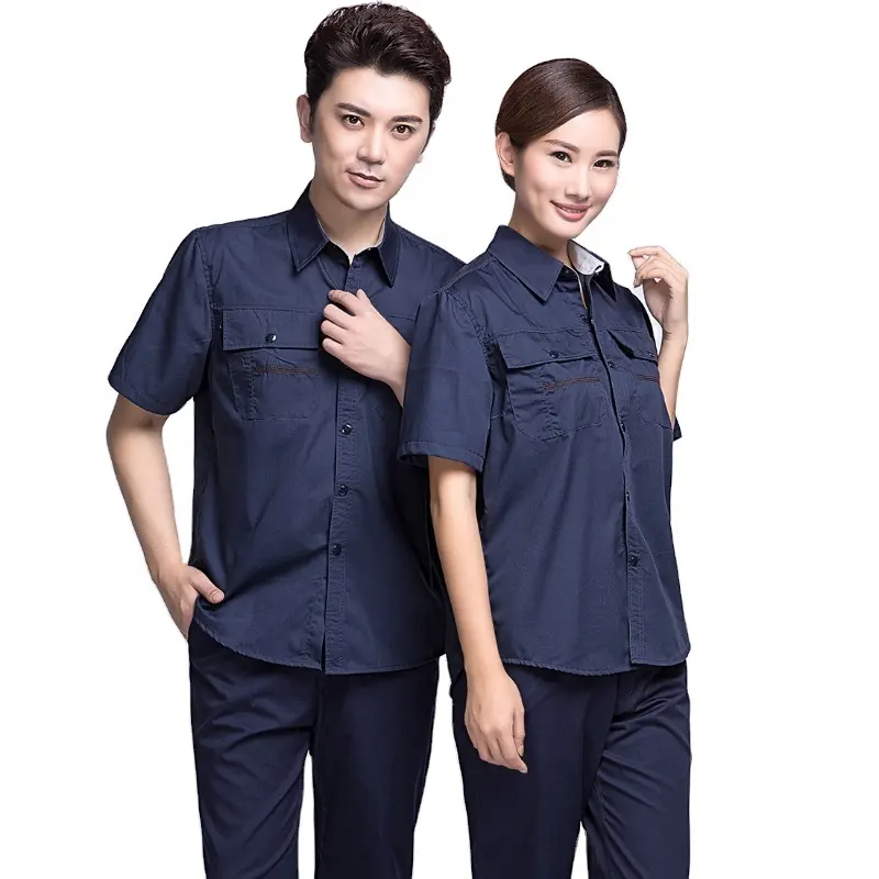 Hi Vis Workwear Cheap Modern Fireproof Safety Work Clothes Long Sleeve Office Work Uniform Canvas For Women Man Design