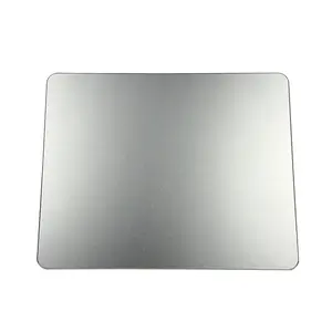 Customized Silver sandblasting aluminum mouse pad with factory price