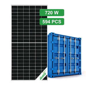 แผงโซลาร์เซลล์แบบสองหน้ารุ่นขายดี JKM66HL5-BDV 710-735W 705W 710W 720W โมโนเซลล์ประหยัดพลังงาน เกรด A - Product Image 1