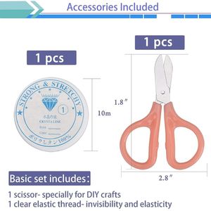 Juego de 24 Cuentas de Arcilla Polimérica de 6mm, Kit de Manualidades para Hacer Joyería y Pulseras - Product Image 5