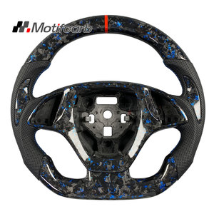 Volante Deportivo Personalizado de Fibra de Carbono Forjado Azul para Corvette C7 ZR1 Z06 Z51 Grand Sport Coupe para Chevrolet Camaro ZL1 2013-2019 - Product Image 1