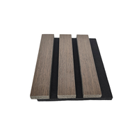 Panneaux d'absorption acoustique en bois autocollants, écologiques, en composite bois-plastique, insonorisation de bureau, pare-feu, murs intérieurs