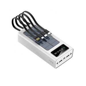 <span class=keywords><strong>Batterie</strong></span> Externe <span class=keywords><strong>Solaire</strong></span> <span class=keywords><strong>Portable</strong></span> 30000 mAh, 2 Ports USB, Lampe LED, pour Téléphone Mobile - Product Image 4