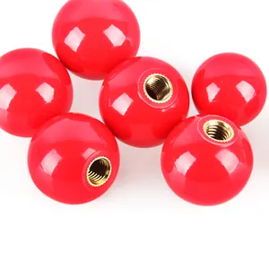 Factory price sales Spherical Ball plastic Knobsm6 m8 m10 with threaded blind hole Bakelite core