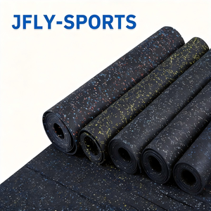 Rollos de Piso de Goma Absorbentes de Impactos, Protegen Equipos y Articulaciones, Tapete Resistente para Gimnasio y Sala de Pesas - Product Image 1