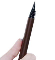 Lápiz delineador de cejas líquido marrón recargable y ecológico con cierre automático para cejas hermosas y sostenibles - Product Image 5