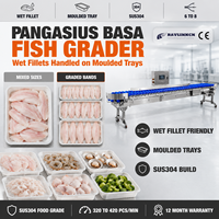 Peseuse de Tri Acier Inoxydable 304 Manipulation en Douceur pour Pangasius Basa Atelier de Transformation Usine d'Exportation
