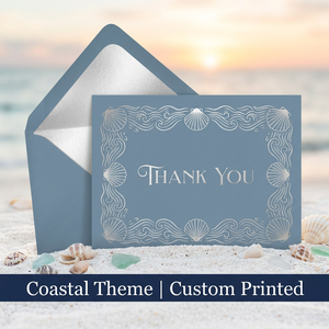 Tarjetas de Agradecimiento con Logotipo Personalizado, Estampado en Dorado y Acabado en Relieve, Sobres Incluidos, Venta al Por Mayor - Product Image 1