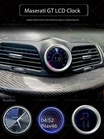RoadNavi Maserati GranTurismo/GranCabrio 2007-2017 horloge centrale LCD numérique spécialisée chronomètre boussole GPS DSP prise Android